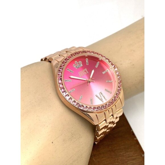 Juicy By Juicy Couture Women\'s Watch JC/5028 Quartz Pink Dial Rose Gold Steel main image 4